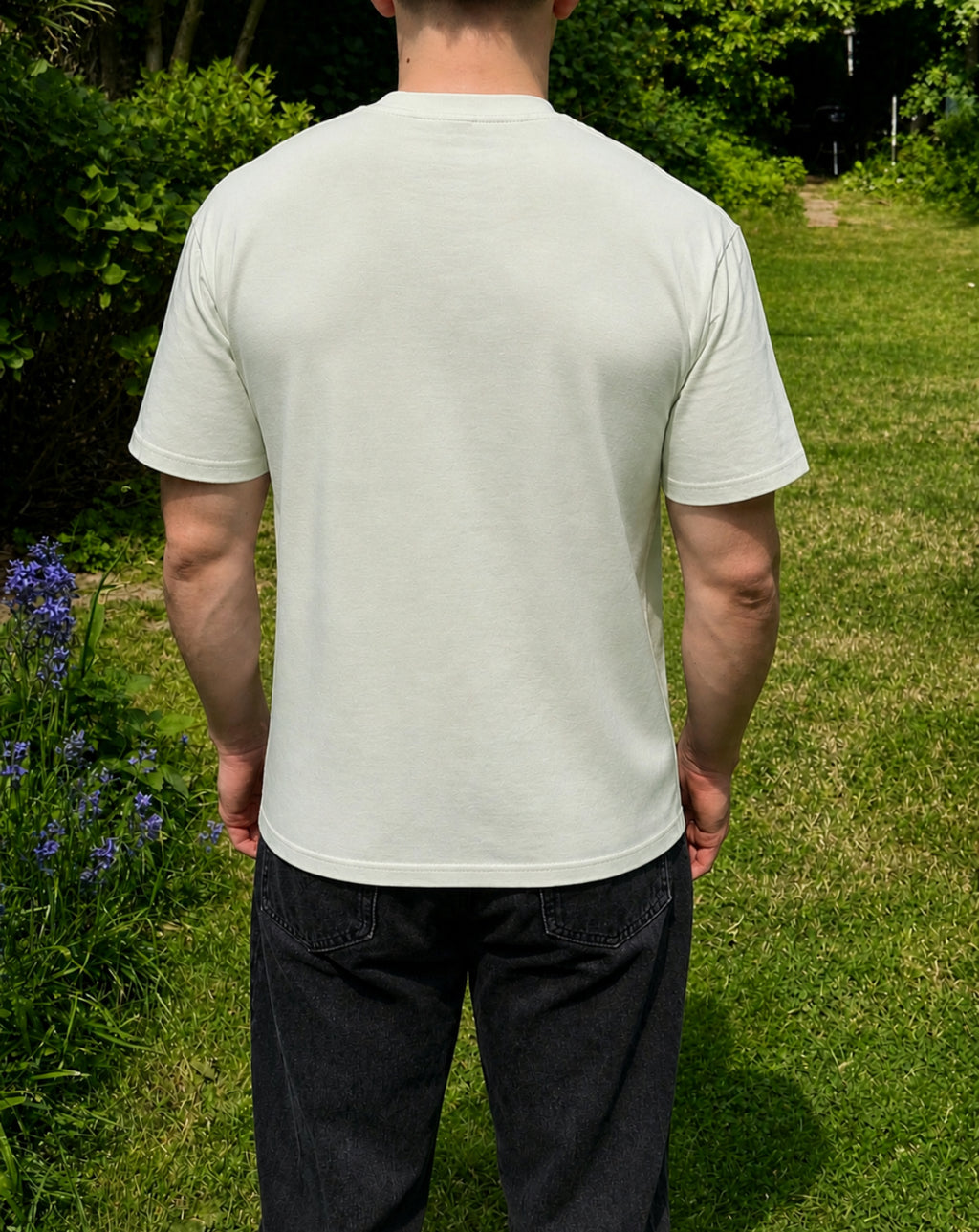 T-SHIRT SAGE WHITE LANCELOT
