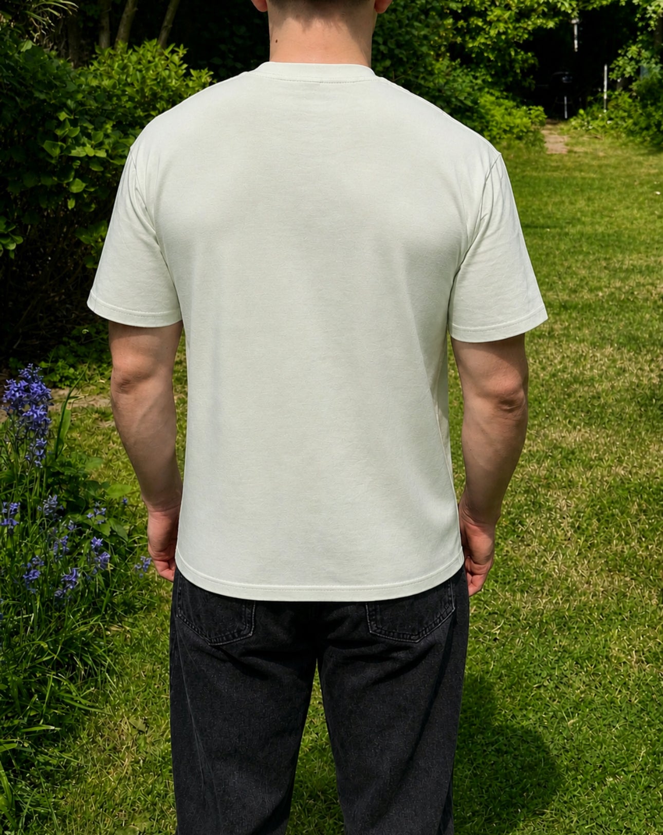 T-SHIRT SAGE WHITE LANCELOT