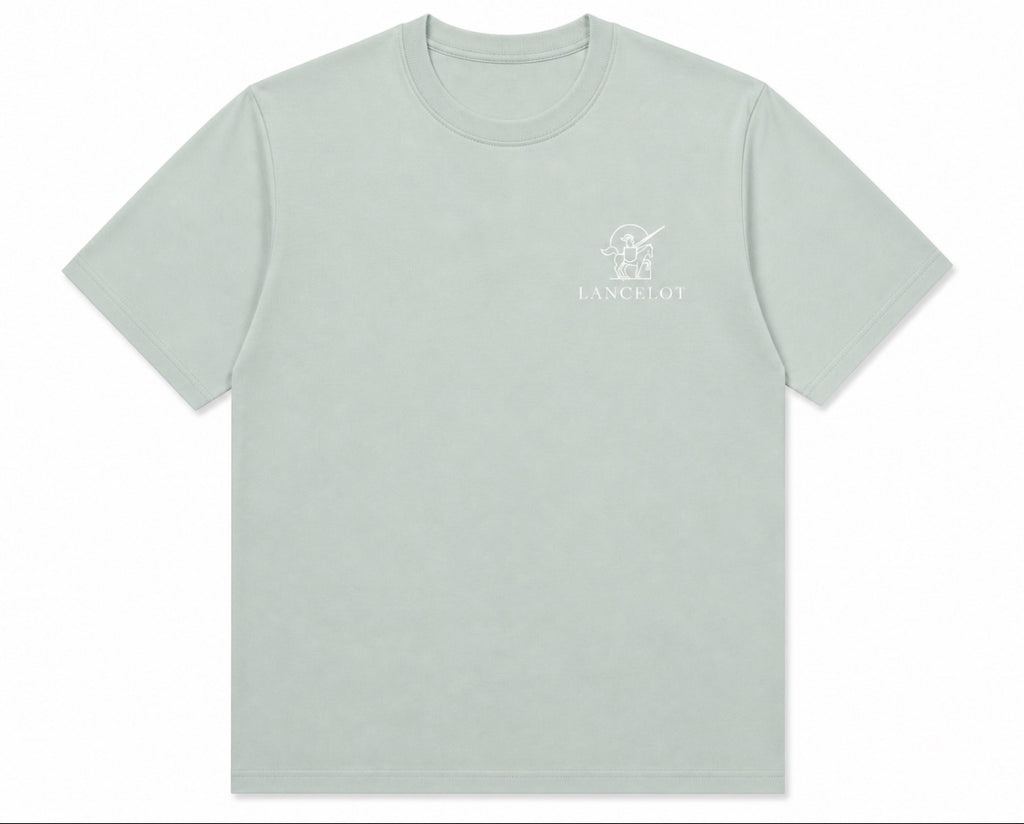 T-SHIRT SAGE WHITE LANCELOT