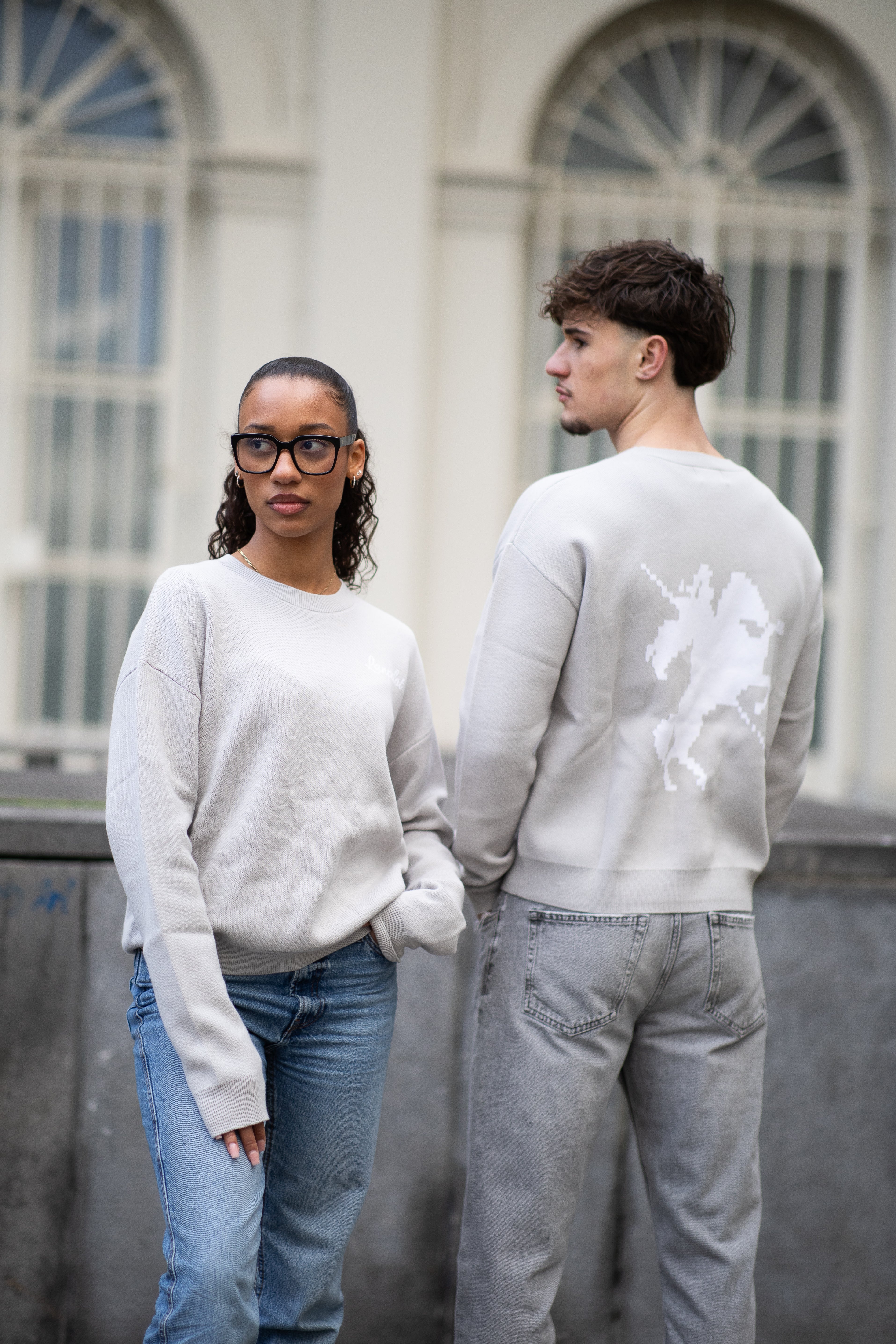 CREWNECK LANCELOT "ETERNAL"  - GRIS CLAIR