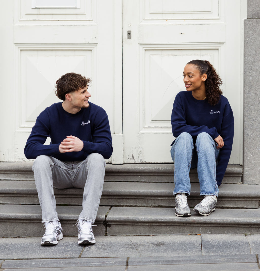 CREWNECK LANCELOT "ETERNAL" – BLEU MARINE