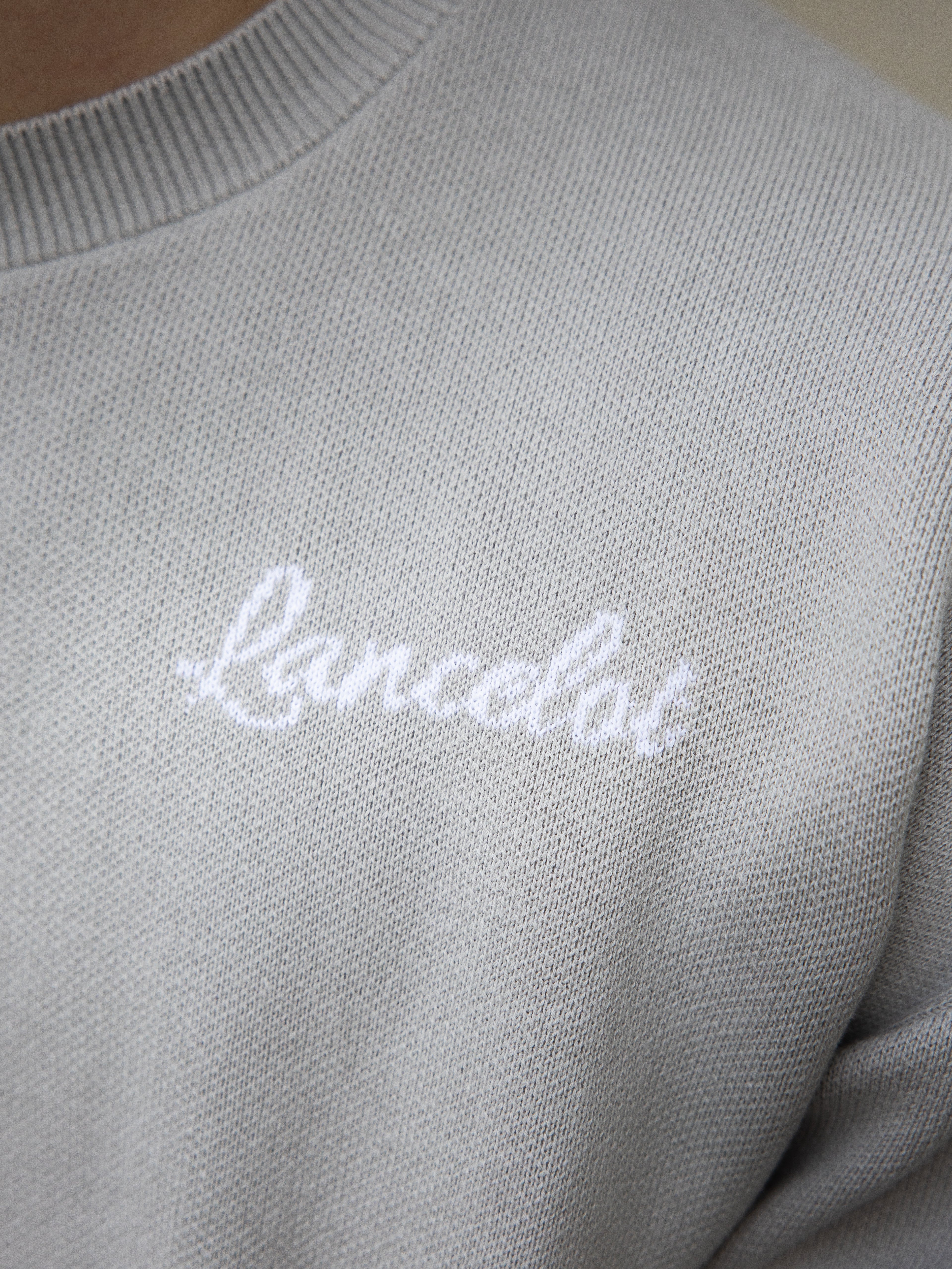 CREWNECK LANCELOT "ETERNAL"  - GRIS CLAIR