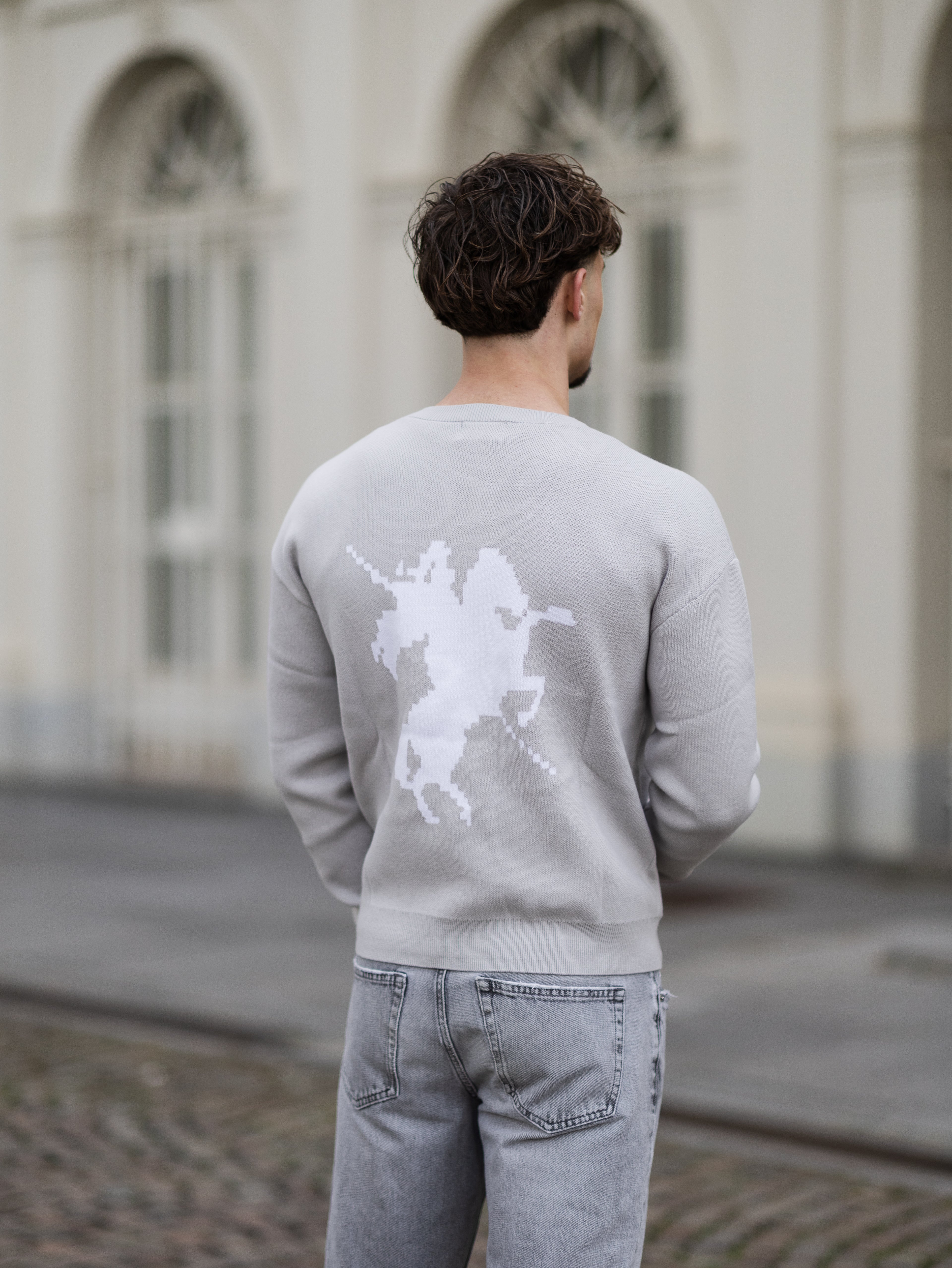 CREWNECK LANCELOT "ETERNAL"  - GRIS CLAIR