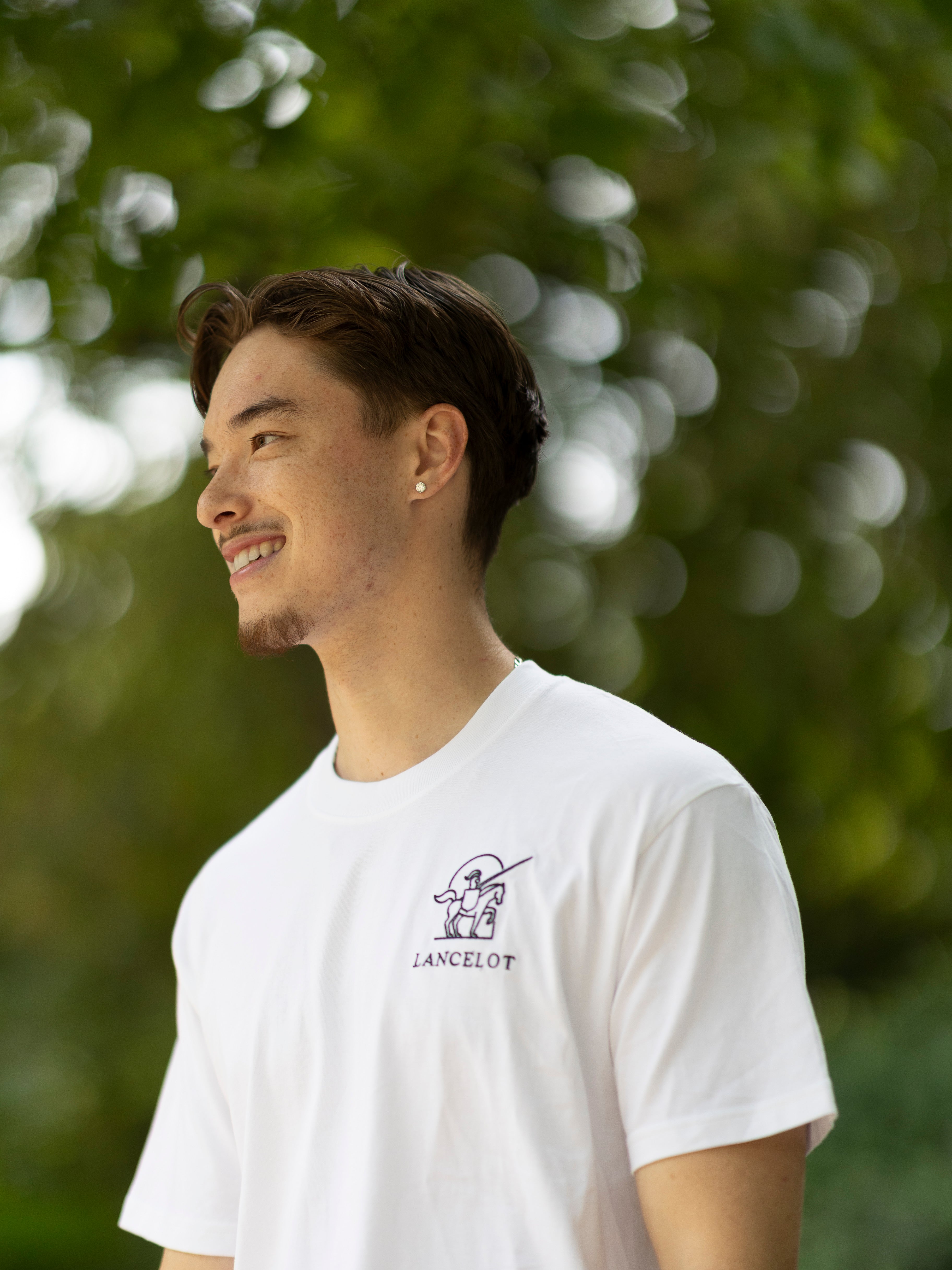 T-SHIRT WHITE KNIGHT - LANCELOT