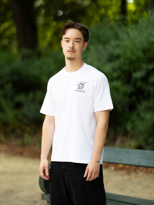 T-SHIRT WHITE KNIGHT - LANCELOT